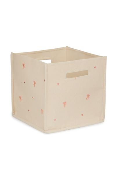 Canvas Storage Basket - Bows