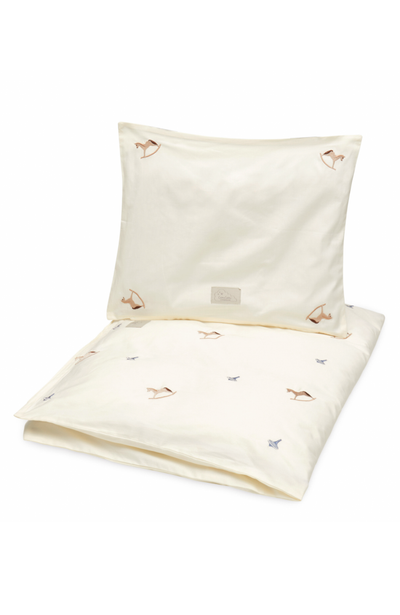 Embroidered Baby Bedding - Vintage Toys