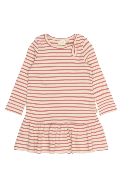 Sky LS Dress - Dusty Rose Striped