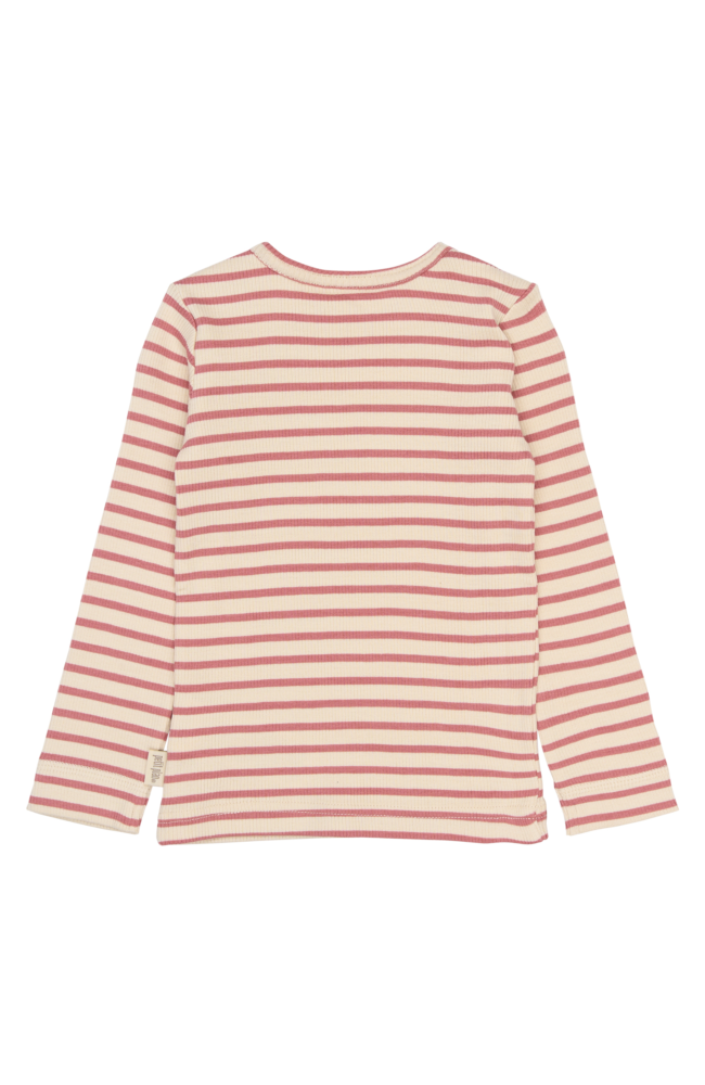 Sky LS Tee - Dusty Rose Striped