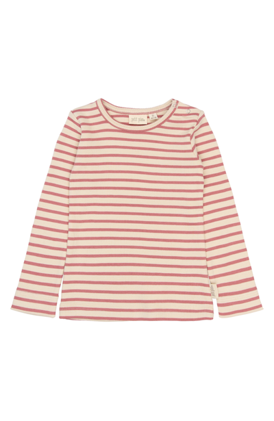 Sky LS Tee - Dusty Rose Striped