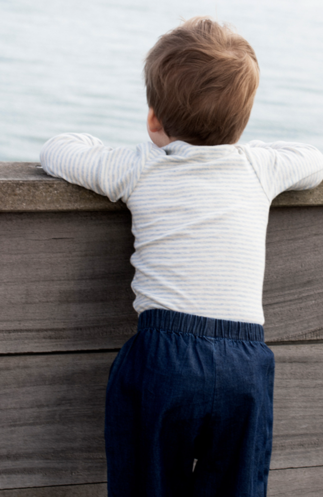 Baby Body Stripe - Mist/Offwhite