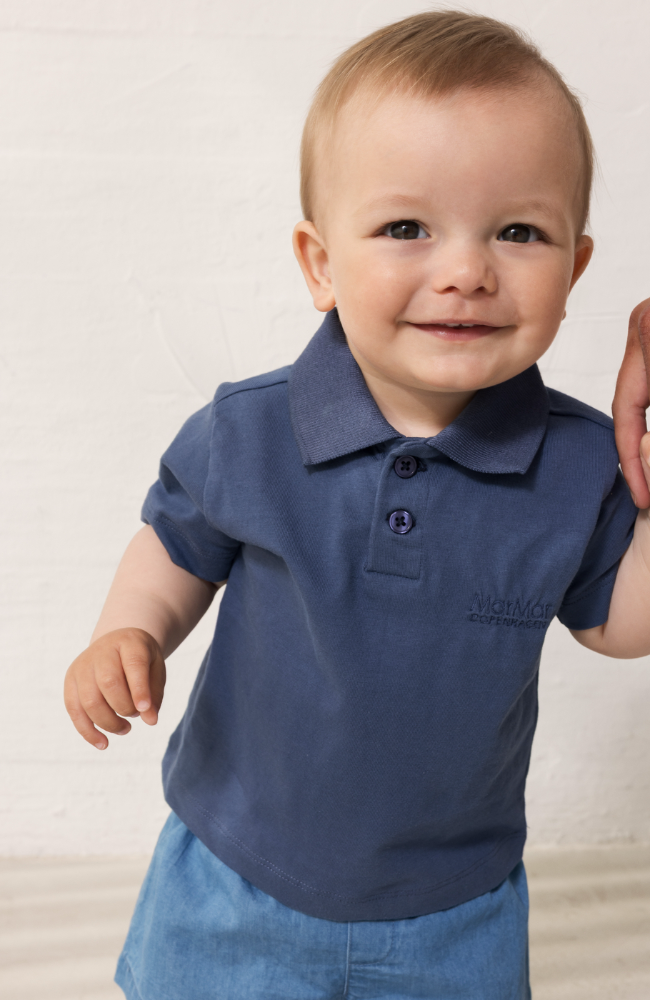 Tad Polo Shirt - Vintage Blue