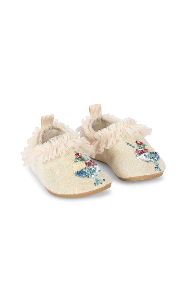 Amandie Frill Swim Shoes - Rosewater
