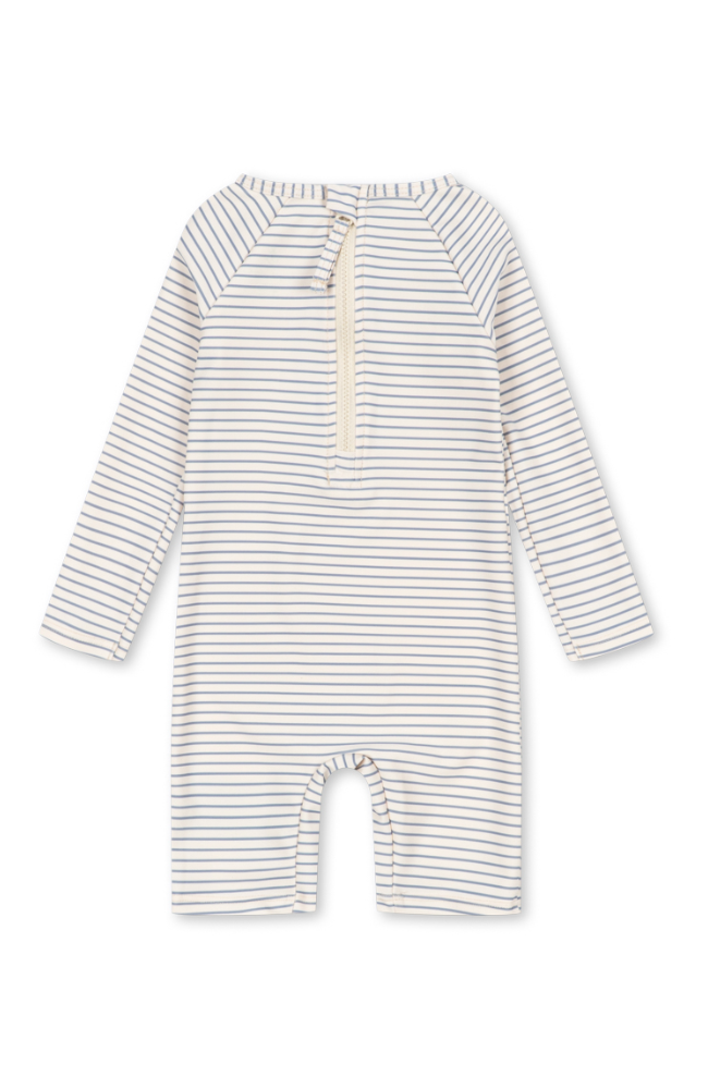 Aster Swim Onesie - Stripe Bluie