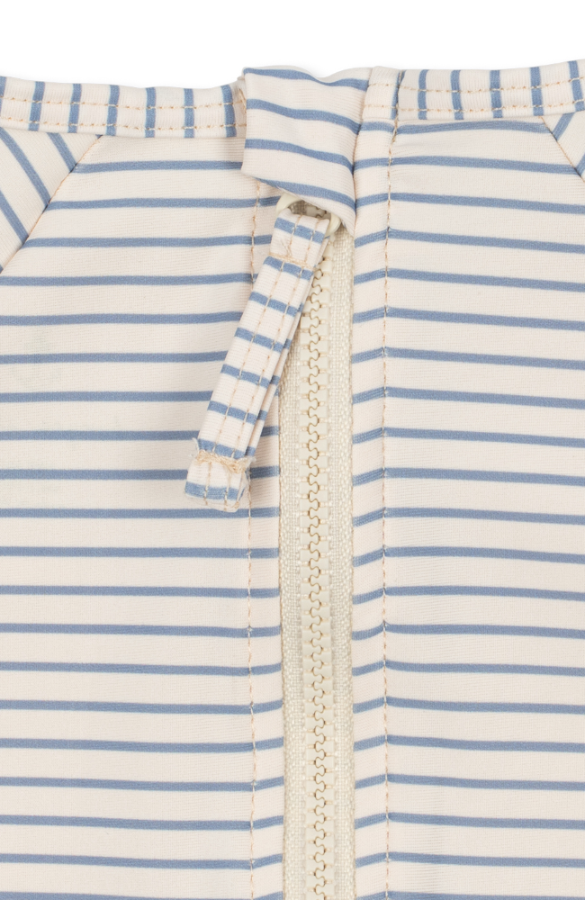 Aster Swim Onesie - Stripe Bluie