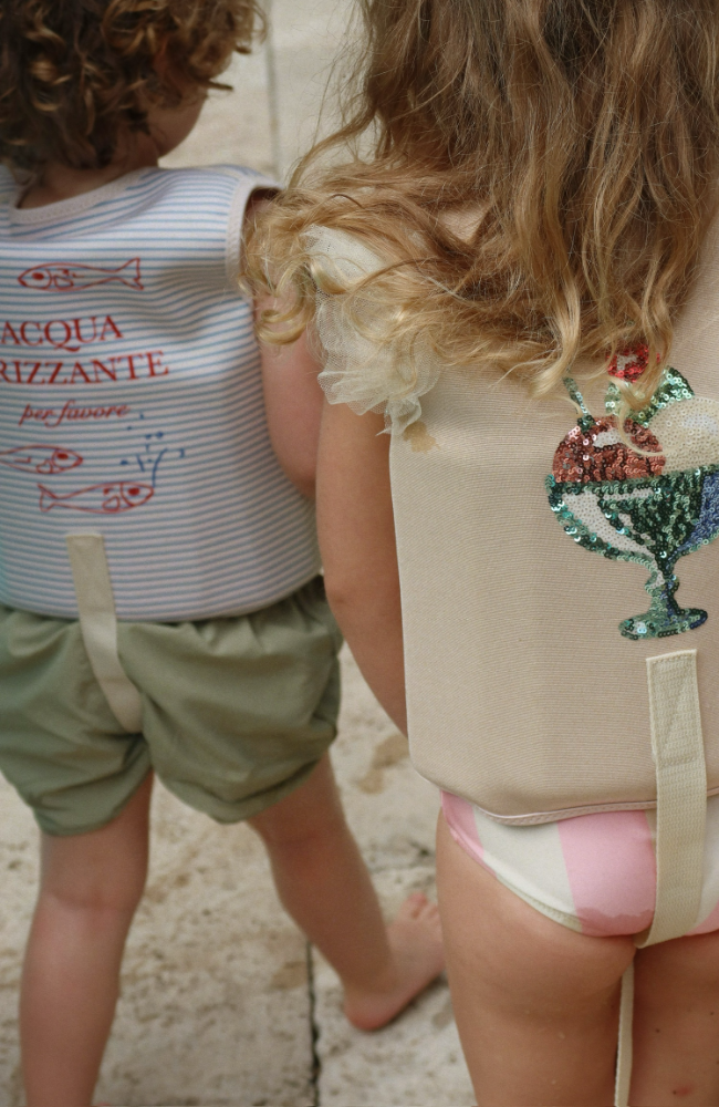 Ellis Swim Vest - Stripe Bluie