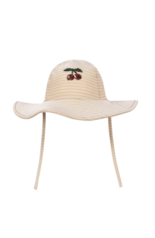 Jade Swim Hat - Rose Stripe
