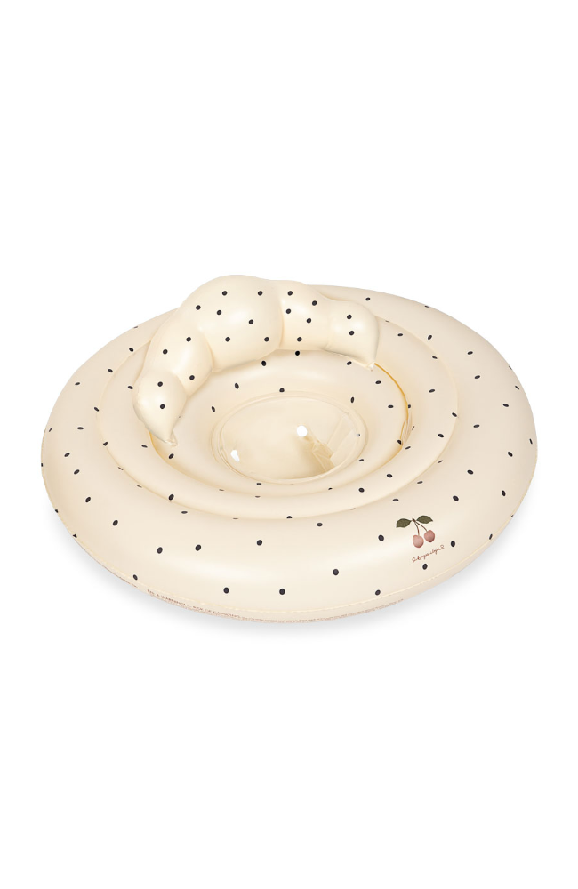 Baby Water Ring - Navy Dots