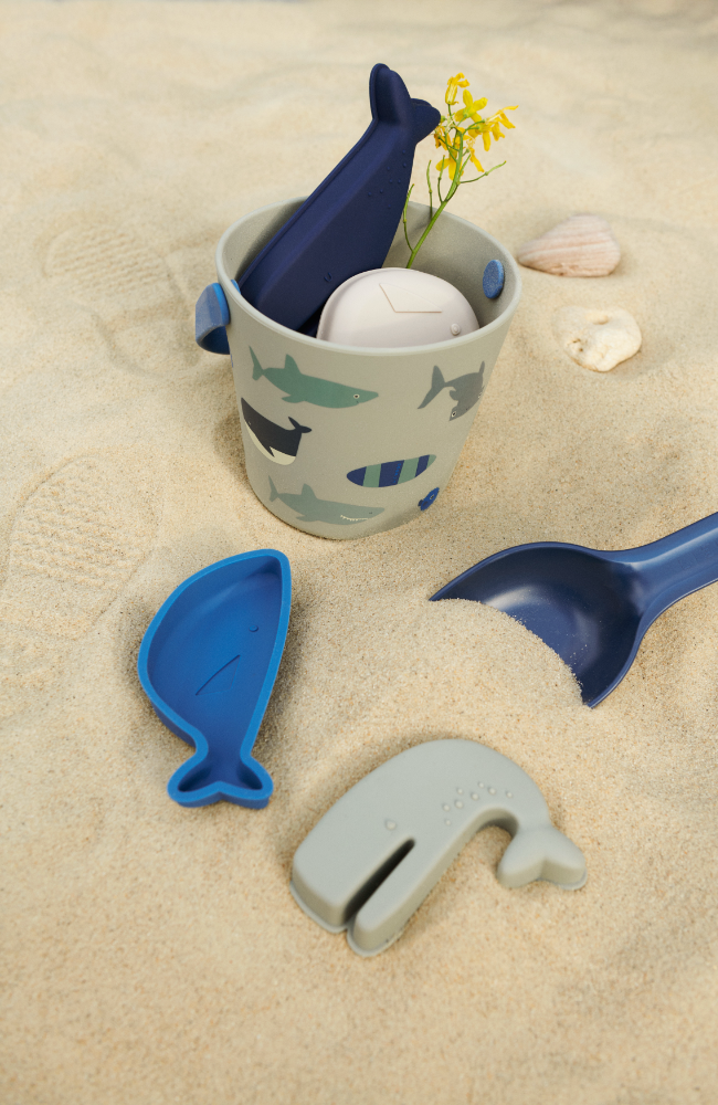 Gilma Shark Beach Set - Shark / Dove blue