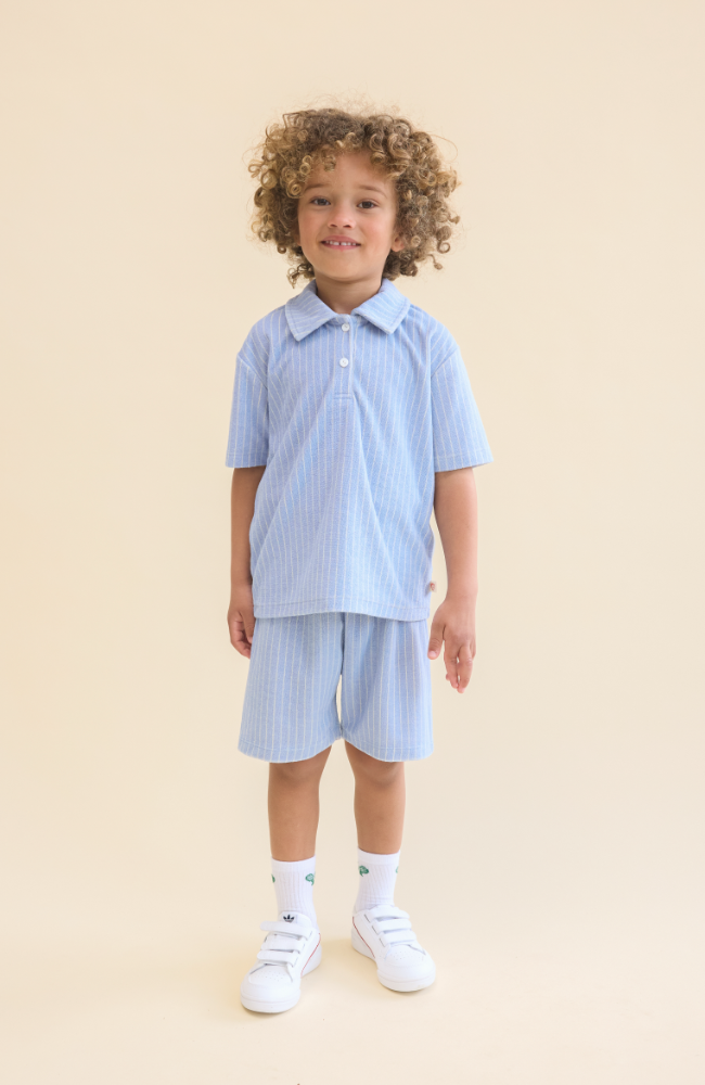 Nohr Shorts - Bright Blue Stripe