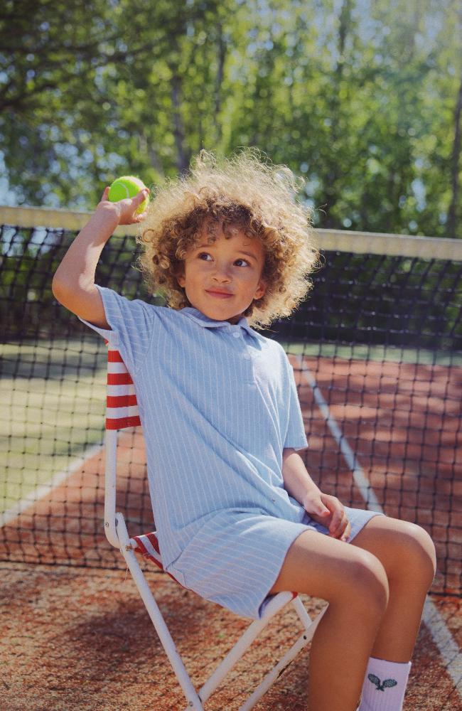 Nohr Shorts - Bright Blue Stripe