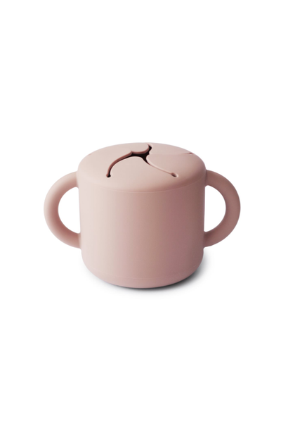 Mushie Silicone Snack Cup - Blush