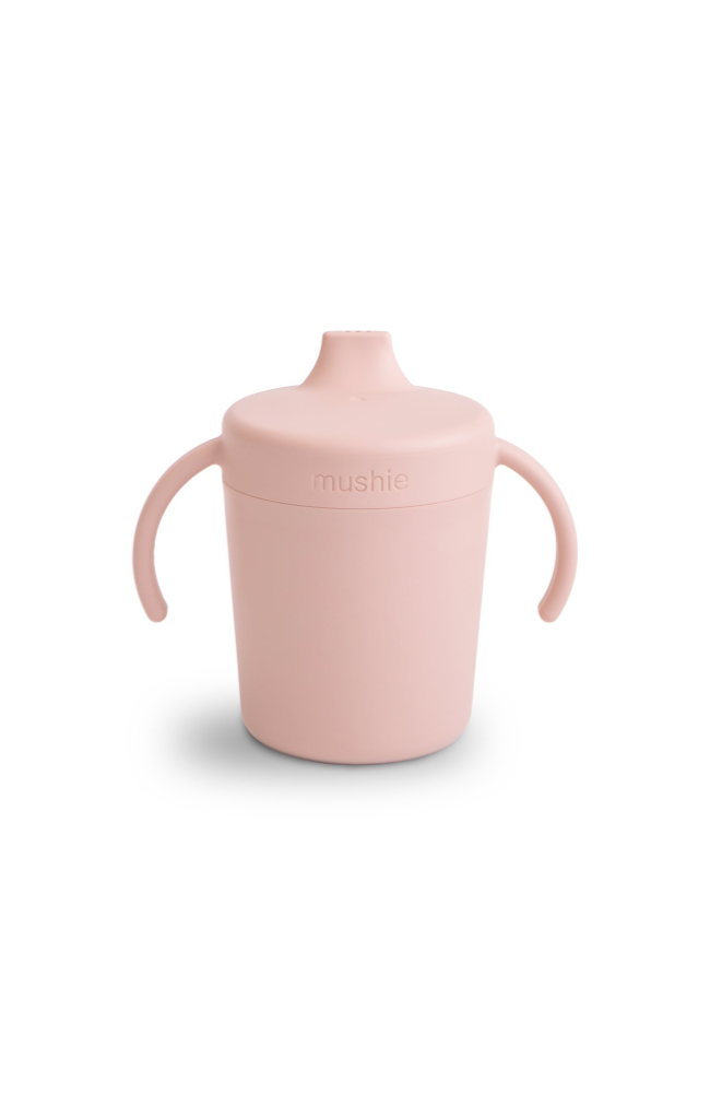Mushie Trainer Sippy Cup - Blush