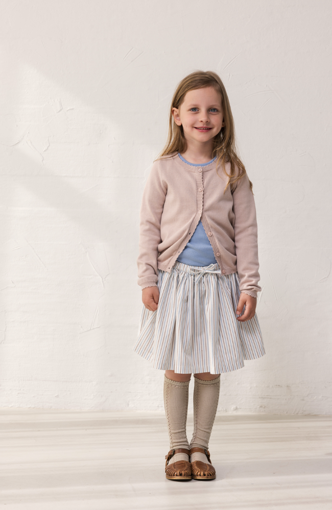 Tilda Knit Cardigan - Cream Taupe