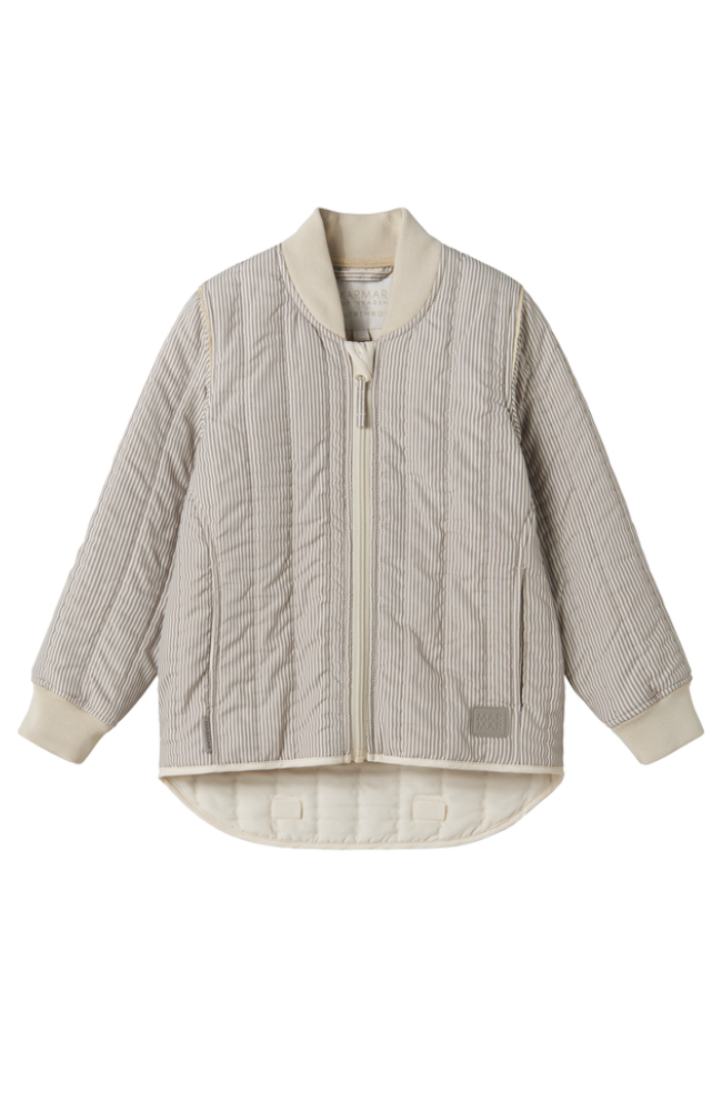 Orry Thermo Jacket - Dark Brown Stripe