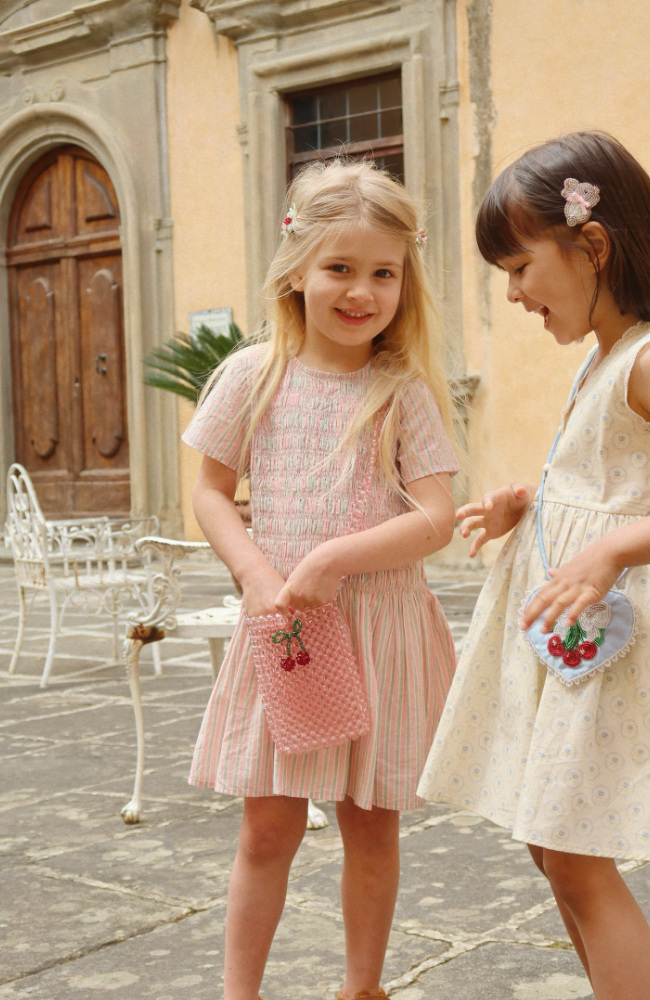 Luli Dress - Blush Stripe