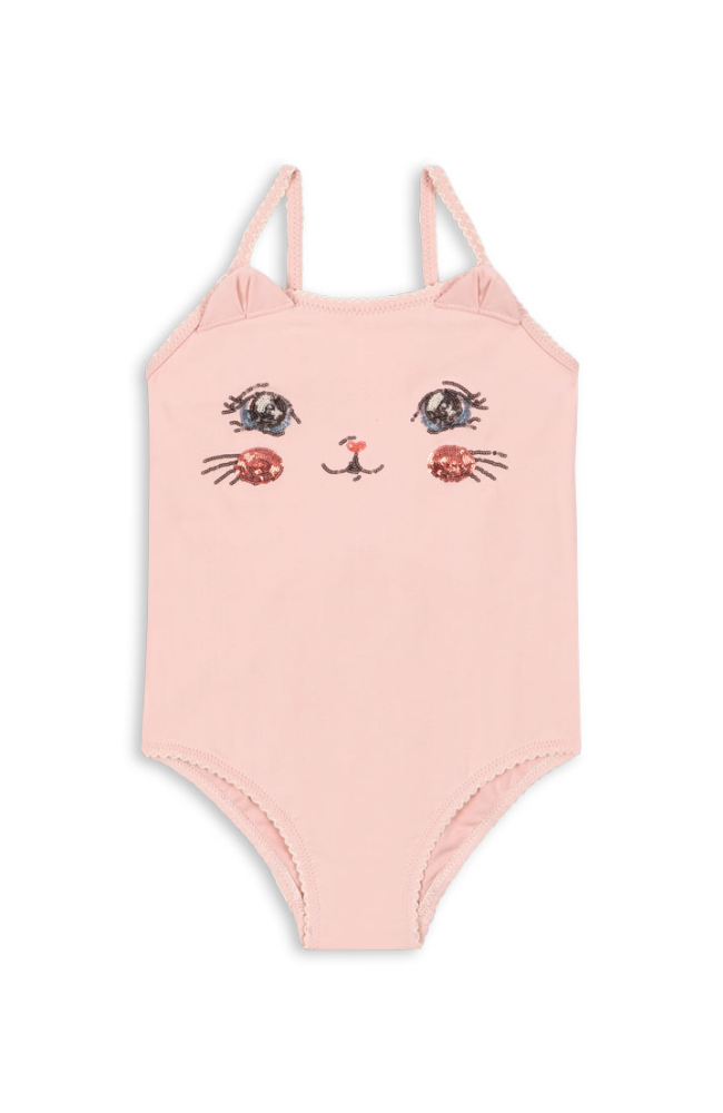 Kitty Swimsuit - Powder Pink