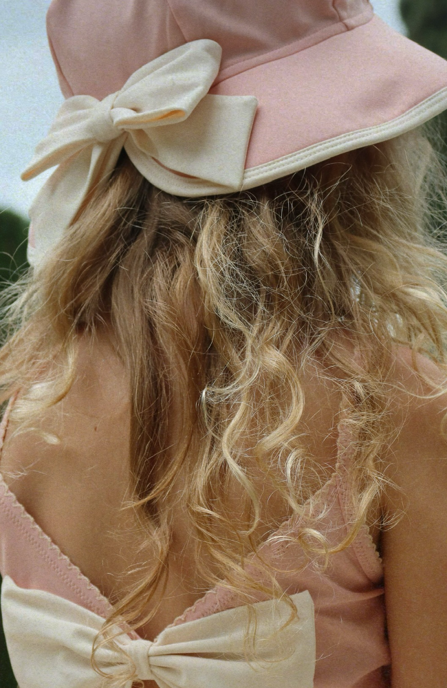 Kitty Swimsuit - Powder Pink