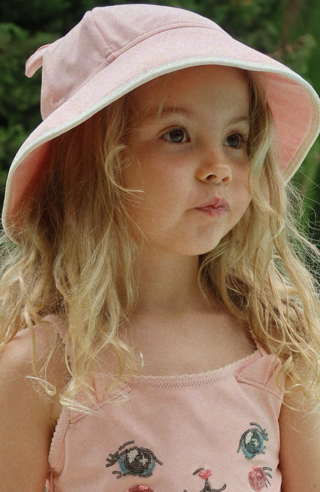 Kitty Swimsuit - Powder Pink