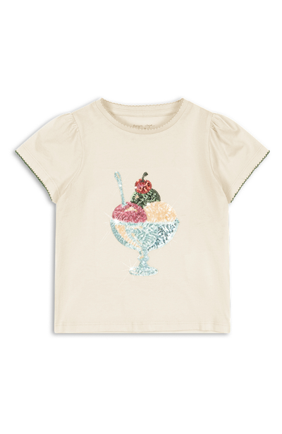 Famo Puff Tee - Buttercream