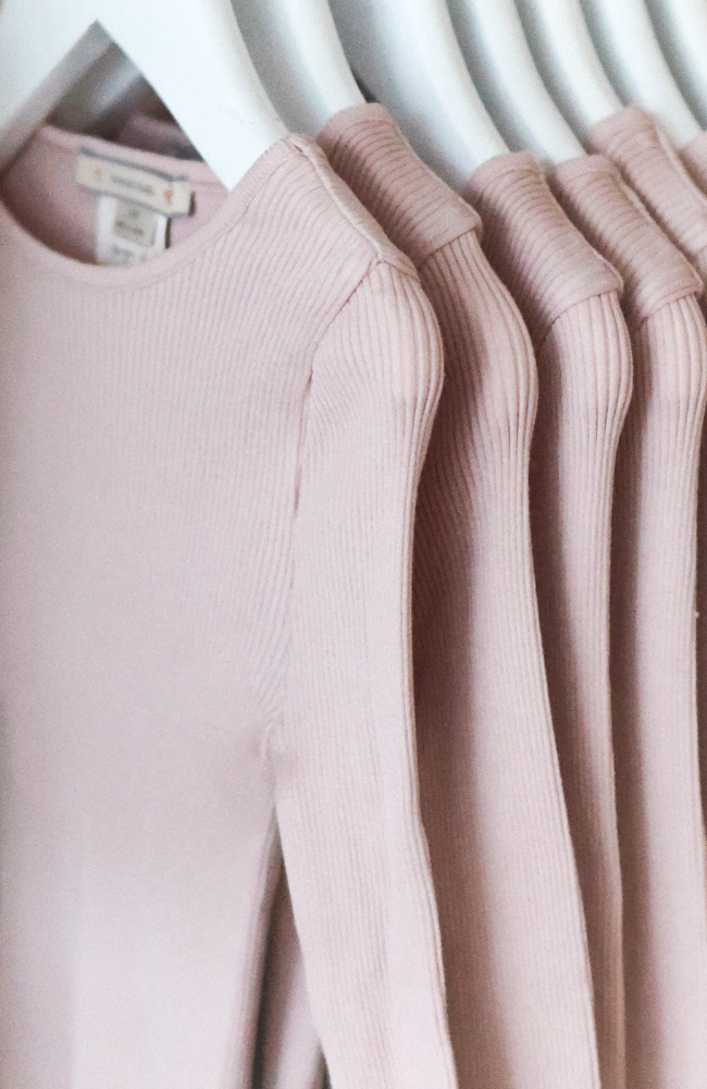 Kara Silk Blouse - Pale Blush