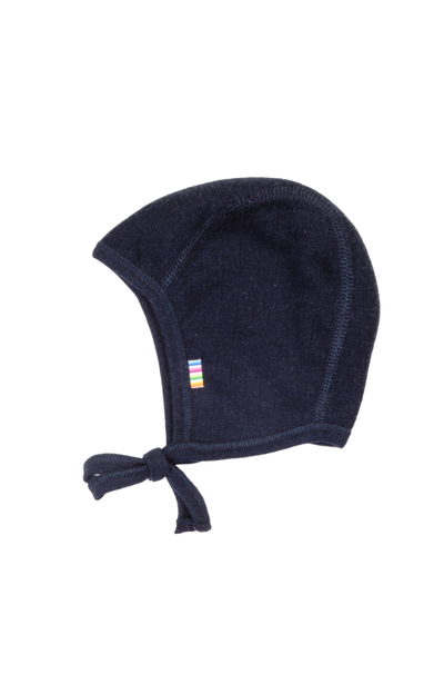 Ullar Ungbarnahúfa - Marinblå