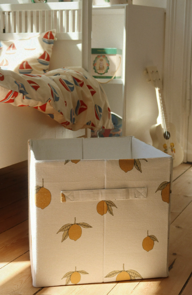 Storage Basket 2pk - Lemon