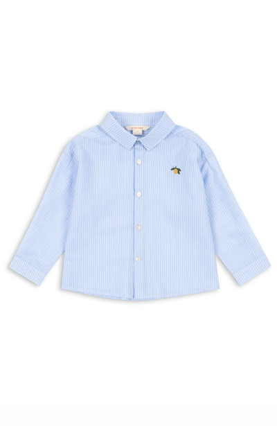 Wes Skjorta - Blå Randig