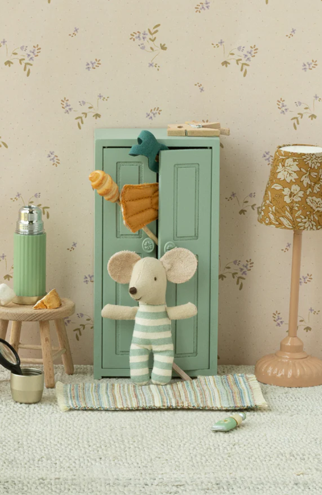 Garderobsmus - Mjukblå