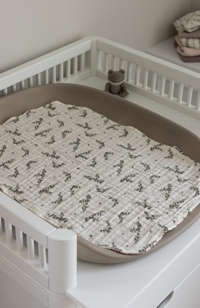 Changing Mat Towels 2-pack - Powder Blossom