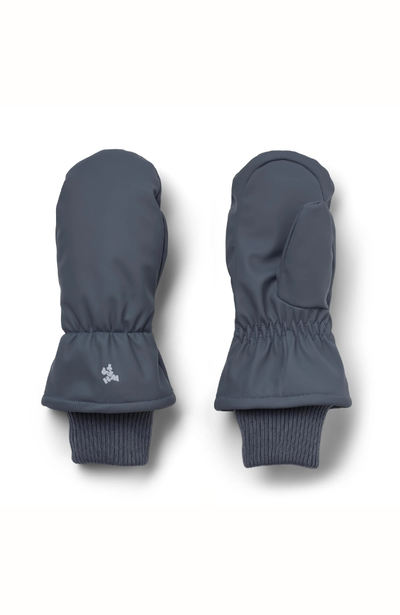 Winter Rain Mittens Stormy - Greyblue