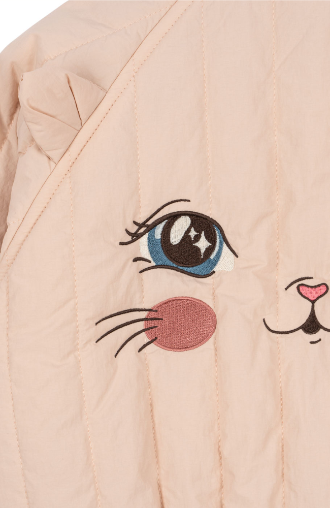 Juno Kitty Bomber Jacket - Cameo Rose