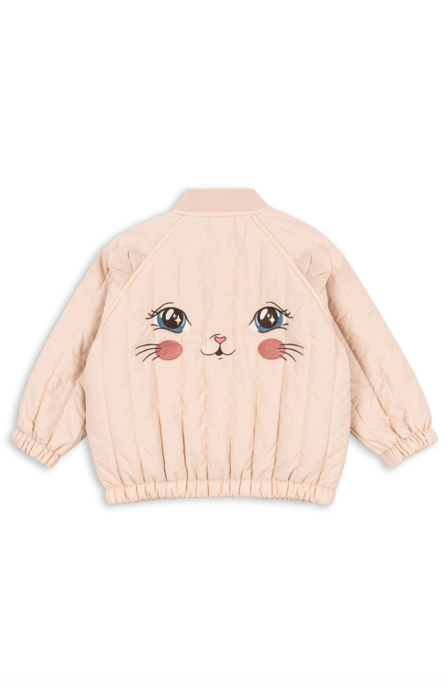 Juno Kitty Bomber Jacket - Cameo Rose