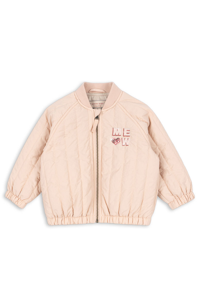 Juno Kitty Bomber Jacket - Cameo Rose