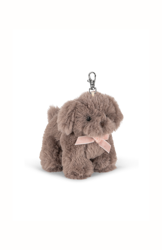 Baby Animals Bag Charm - Brown Puppy
