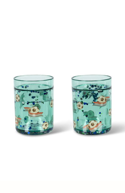 2 Pack Glitter Cup - Kick it