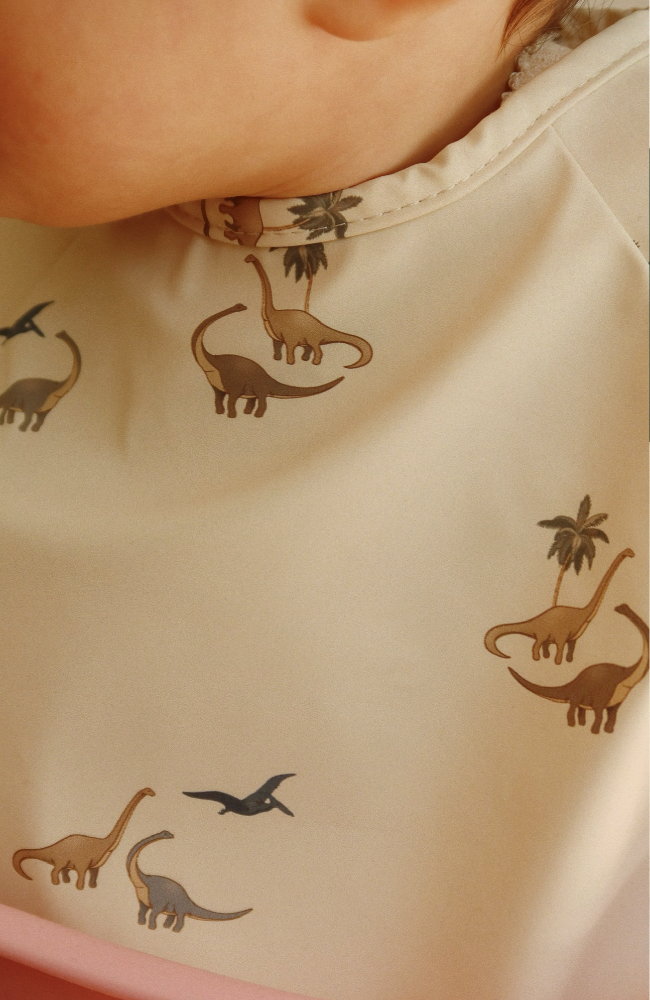 2 Pack Dinner Bib w/ Sleeves - Kubi / Rain Forest