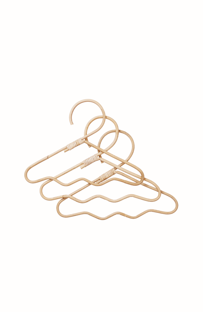 Wavi Clothes Hangers - Set of 3 - Natural