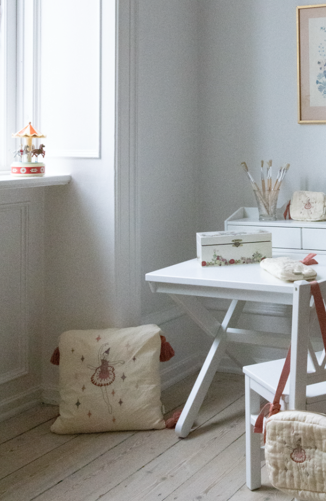 Embroidered Cushion - Ballerina