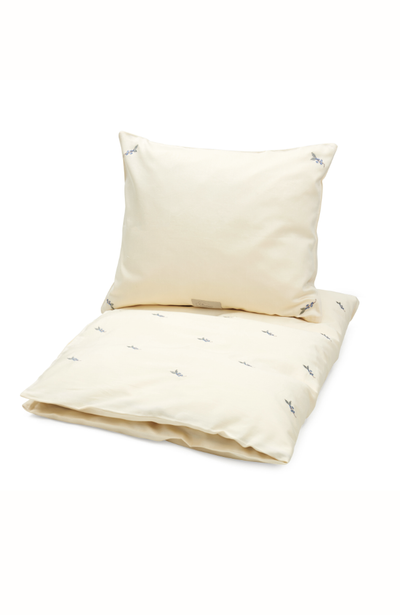 Embroidered Baby Bedding - Blueberries