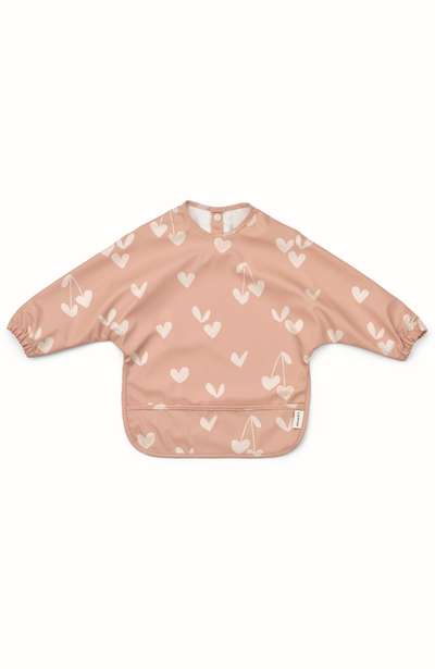 Merle Printed Cape Bib - Sweethearts/Pale Tuscany