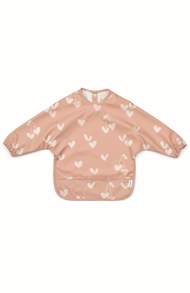 Merle Printed Cape Bib - Sweethearts/Pale Tuscany