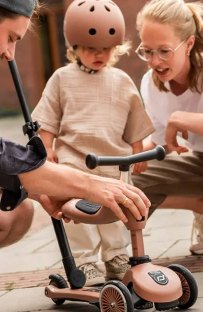 Highwaykick 1 Push&Go evolutionary scooter - Mocha