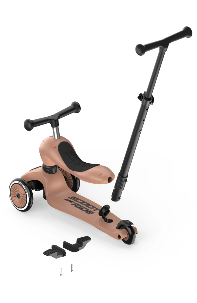 Highwaykick 1 Push&Go evolutionary scooter - Mocha