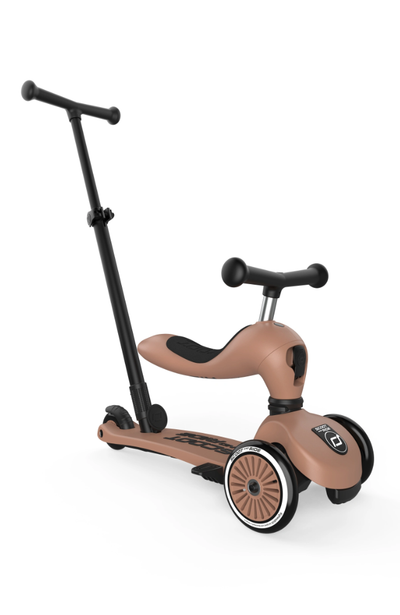 Highwaykick 1 Push&Go evolutionary scooter - Mocha
