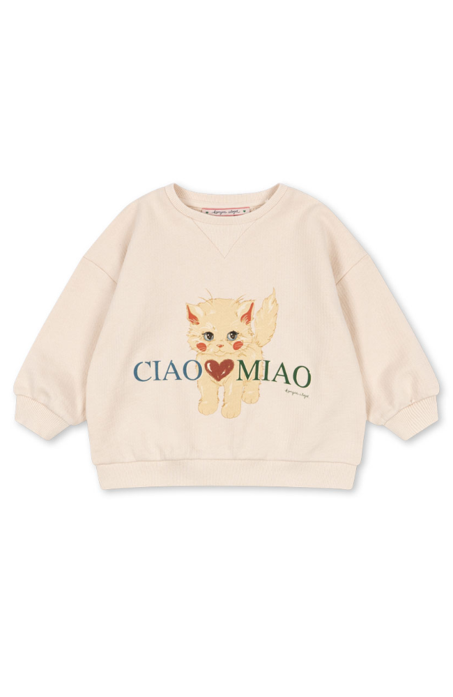 Ciao Miao Sweatshirt - Whisper Pink
