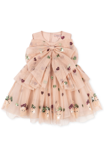 Yvonne Bow Dress - Bow Kitty