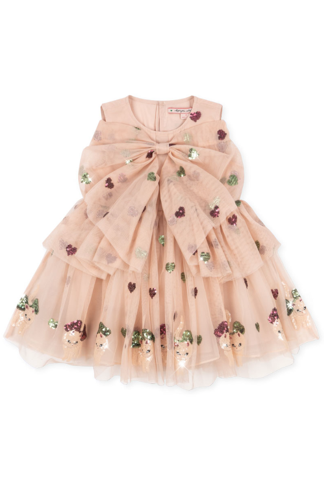 Yvonne Bow Dress - Bow Kitty