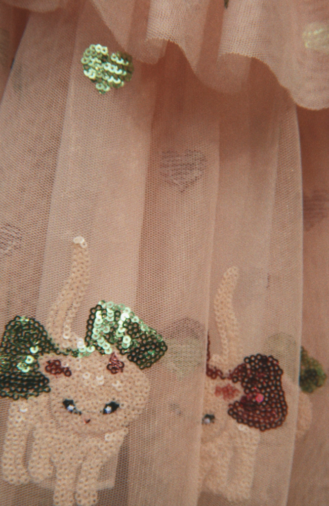 Yvonne Bow Dress - Bow Kitty